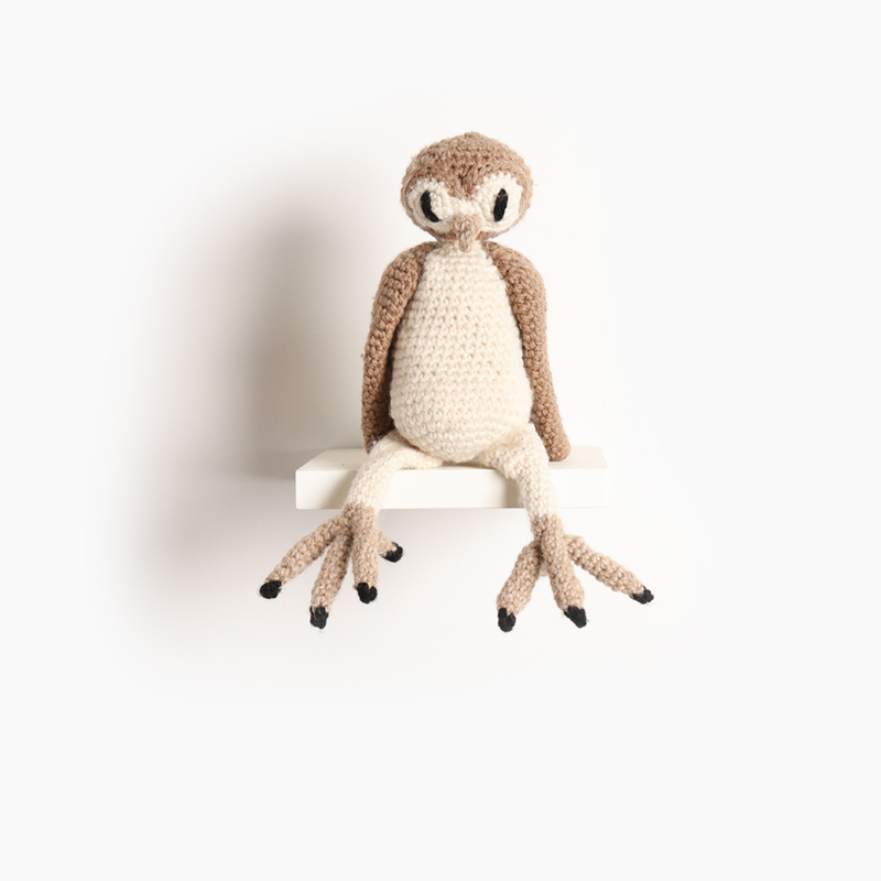 owl bird crochet amigurumi project pattern kerry lord Edward's menagerie